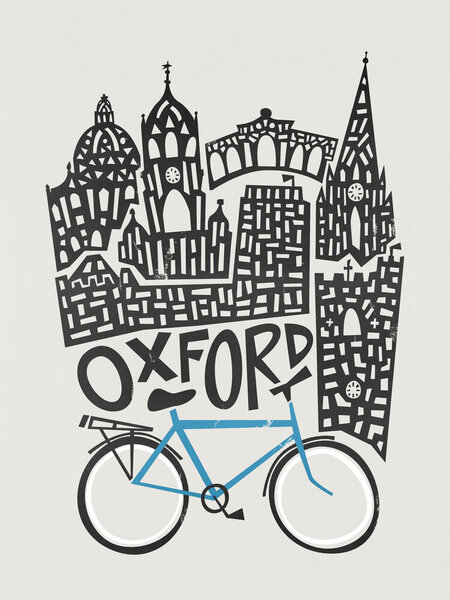 Photocircle Poster / Leinwandbild - Oxford Cityscape von Photocircle