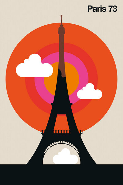 Photocircle Poster / Leinwandbild - Paris 73 von Photocircle
