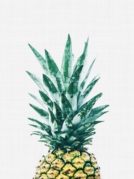 Photocircle Poster / Leinwandbild - Pineapple No1 von Photocircle