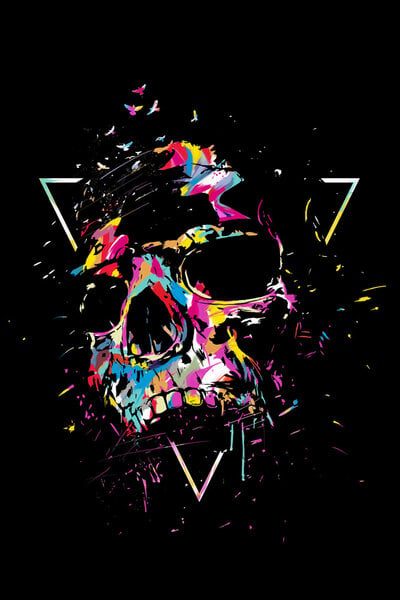 Photocircle Poster / Leinwandbild - Skull X von Photocircle