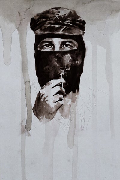 Photocircle Poster / Leinwandbild - Subcomandante Marcos von Photocircle