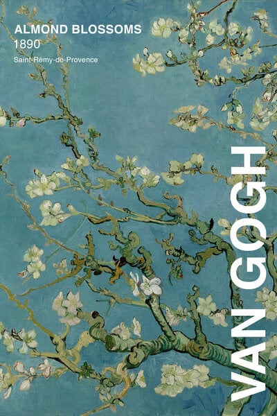 Photocircle Poster / Leinwandbild - Vincent van Gogh: Mandelblüte - Ausstellungsposter von Photocircle