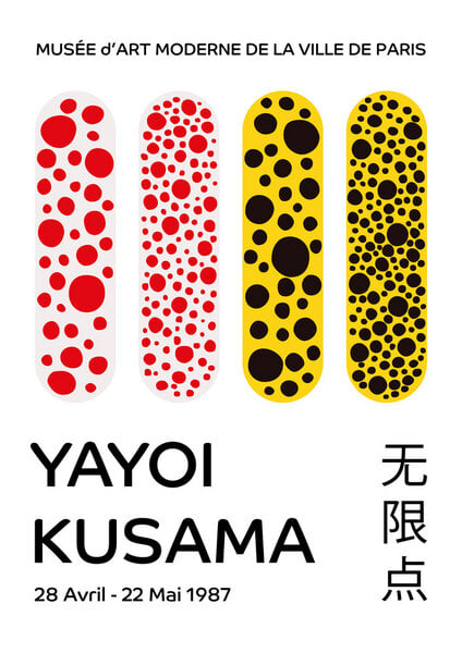 Photocircle Poster / Leinwandbild - Yayoi Kusama, 1987 von Photocircle