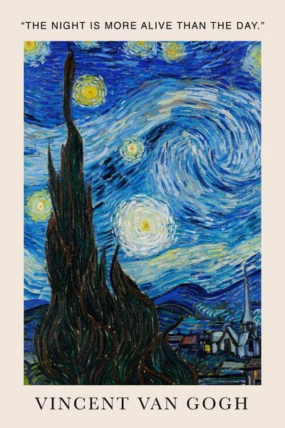 Photocircle Wandbild / Kunstdruck / Poster / Leinwand - Vincent van Gogh Zitat Poster Photocircle Wandbild / Kunstdruck / Poster / Leinwand - Vincent van Gogh Zitat Poster von Photocircle