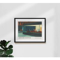 Poster Klassiker/Vintage Kunstdruck "Edward Hopper Nighthawks' Poster Klassiker/Vintage Kunstdruck "Edward Hopper Nighthawks' von Photocircle