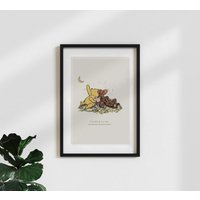 Vintage Poster Winnie The Pooh - Friendship Is A Very Comforting Thing Beige/Zeichnung Aus Kinderbuchklassiker Mit Inspirierendem Zitat Vintage Poster Winnie The Pooh - Friendship Is A Very Comforting Thing Beige/Zeichnung Aus Kinderbuchklassiker Mit Inspirierendem Zitat von Photocircle
