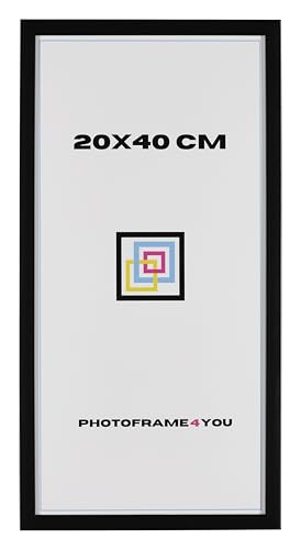 Photoframe4you - Bilderrahmen 20x40 cm - Schwarz - MDF rahmen mit Acrylglas 40x20 cm - Arco Photoframe4you - Bilderrahmen 20x40 cm - Schwarz - MDF rahmen mit Acrylglas 40x20 cm - Arco von Photoframe4you