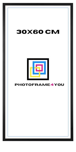 Photoframe4you - Bilderrahmen 30x60 cm - Schwarz - MDF rahmen mit Acrylglas 60x30 cm - Arco Photoframe4you - Bilderrahmen 30x60 cm - Schwarz - MDF rahmen mit Acrylglas 60x30 cm - Arco von Photoframe4you
