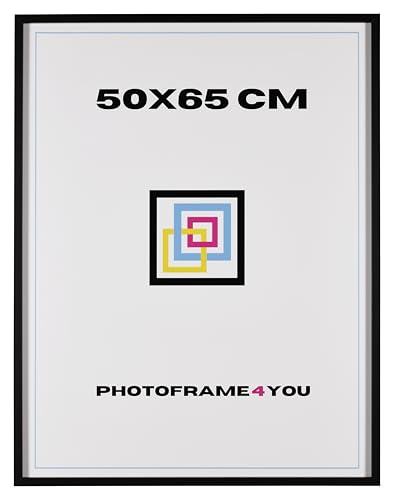 Photoframe4you - MDF Bilderrahmen 50x65 cm mit Acrylglas - MDF Bilderrahmen 65x50 cm mit Acrylglas - Schwarz - Arco Photoframe4you - MDF Bilderrahmen 50x65 cm mit Acrylglas - MDF Bilderrahmen 65x50 cm mit Acrylglas - Schwarz - Arco von Photoframe4you