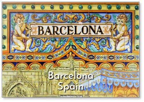 Kühlschrankmagnet Barcelona Schild Design 1 Kühlschrankmagnet Barcelona Schild Design 1 von Photomagnet
