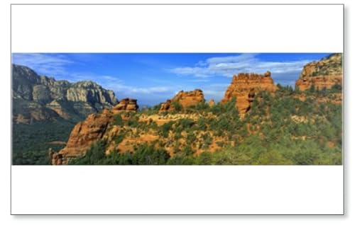 Kühlschrankmagnet Sedona Arizona Panoramablick von Photomagnet
