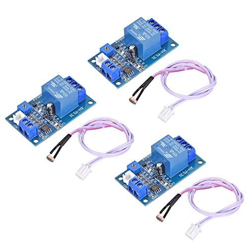 XTVTX 3PCS XH-M131 Fotowiderstandsrelaismodul DC 12V Lichtsteuerungsschalter Fotowiderstandsrelaismodul Erkennungssensor Automatischer Lichtsteuerungsschalter mit Kabel XTVTX 3PCS XH-M131 Fotowiderstandsrelaismodul DC 12V Lichtsteuerungsschalter Fotowiderstandsrelaismodul Erkennungssensor Automatischer Lichtsteuerungsschalter mit Kabel von XTVTX