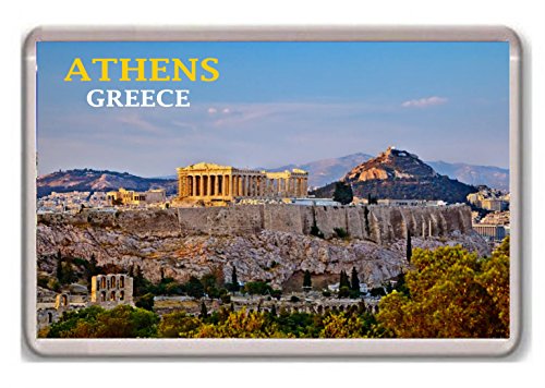 Athens Greece fridge magnet.!!! - Kühlschrankmagnet von Photosiotas