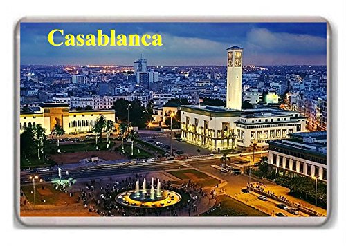 Casablanca Morocco/fridge magnet.!!! - Kühlschrankmagnet von Photosiotas