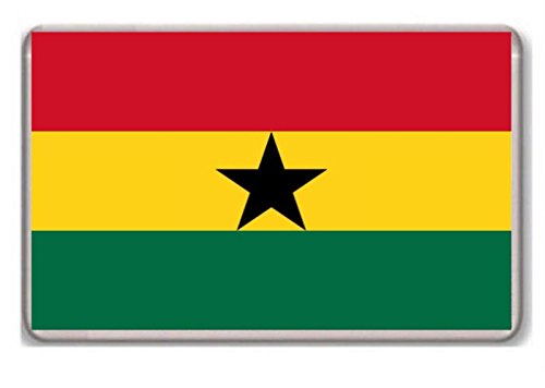 Flag of Ghana fridge magnet - Kühlschrankmagnet von Photosiotas