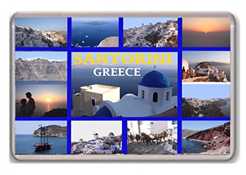 Griechenland/Santorini/Kühlschrank/Magnet. von Photosiotas