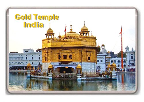 India Gold Temple fridge magnet - Kühlschrankmagnet von Photosiotas