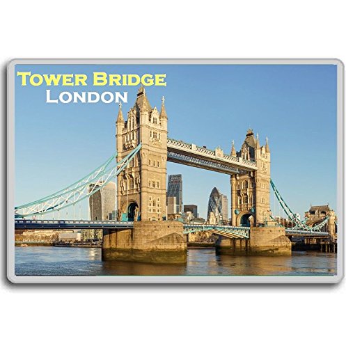London/Tower Bridge/fridge/magnet - Kühlschrankmagnet von Photosiotas