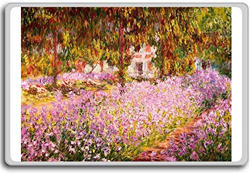 Monet Garden At Giverny By Monet classic art fridge magnet - Kühlschrankmagnet von Photosiotas