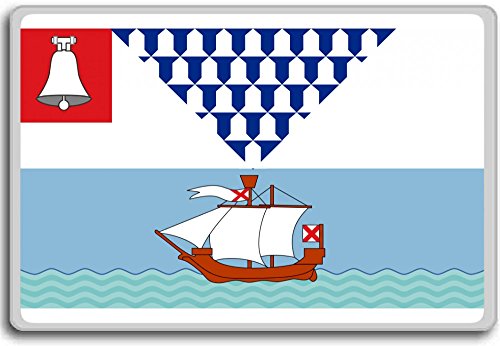 Northern Ireland, Belfast city flag fridge magnet - Kühlschrankmagnet von Photosiotas