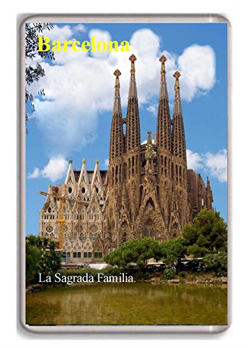 Photosiotas Barcelona Sagrada Família Kühlschrankmagnet von Photosiotas
