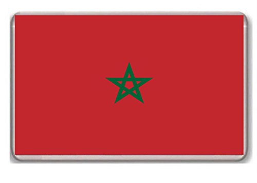 Photosiotas Magnet Flagge Marokko von Photosiotas