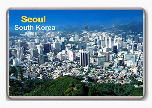 Photosiotas Südkorea Seoul Kühlschrankmagnet von Photosiotas