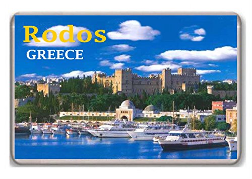 Rhodes Greece fridge magnet..!!!!!!!!! - Kühlschrankmagnet von Photosiotas