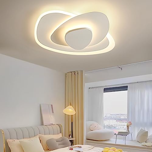 Deckenlampe LED Schlafzimmer Deckenleuchte Dimmbar 3500K-6500K Geometrisches Deckenlicht Dreieck Design Deckenleuchten Modern Kreative Lampen Arbeitszimmer Wohnzimmer Büro Esszimmer Lampen (Size : 40 von Phtlampes