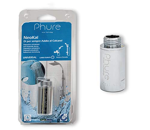 Phure Neokal Anti-Kalk-Schutz für Dusche, Handbrausen, Badewanne, Neodym-Magnete, Universal 1/2 Zoll (1/2 Zoll) (magnetischer Antikalk) von Phure