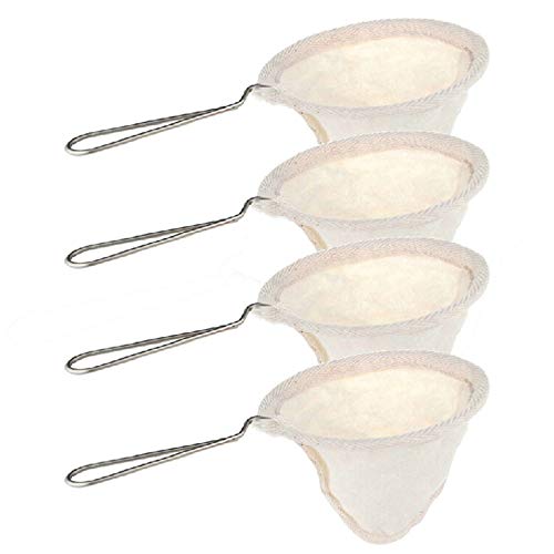 4 Stücke Flanell Stoff Kaffee Filter Siebe Wiederverwendbarer Kaffee Tropfer mit Hand Gemachtes Kaffee Zubehör für Den Heim Gebrauch 4 Stücke Flanell Stoff Kaffee Filter Siebe Wiederverwendbarer Kaffee Tropfer mit Hand Gemachtes Kaffee Zubehör für Den Heim Gebrauch von Phyachelo