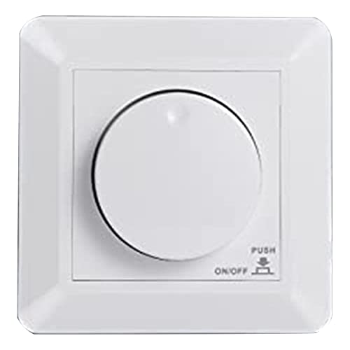 LED-Dimmschalter Unterputzdimmer Phasenanschnittdimmer für Dimmbare LED und Halogen von Phyachelo