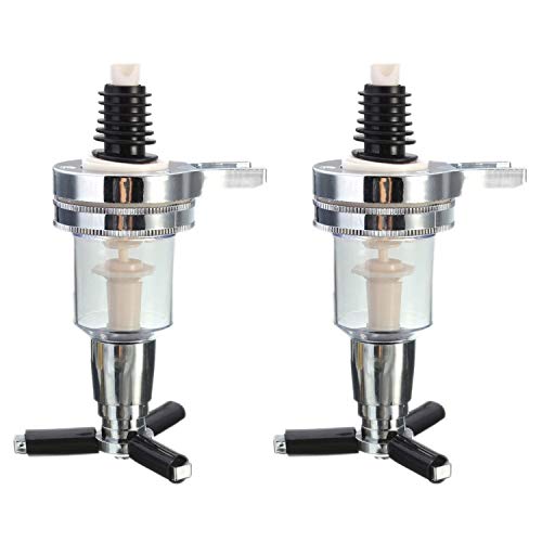 Phyachelo 2 StüCke 45Ml/ 1.5Oz Bar Butler Wand DüSe Shot Dispenser für Drehbaren Liquor Flaschen Halter von Phyachelo