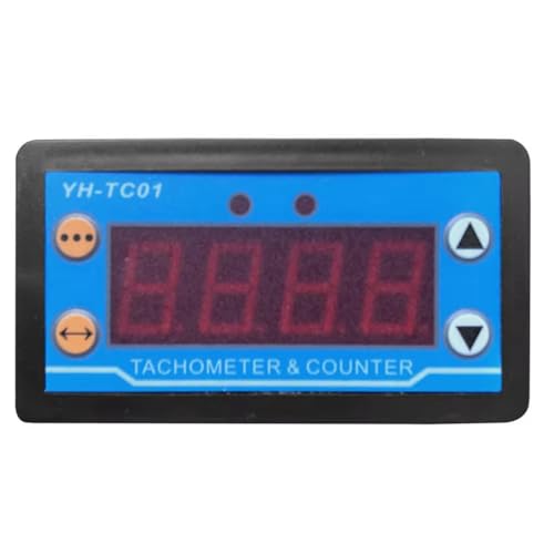 -TC01 Digitaler Drehzahlmesser Hochpräziser Digitaler LED-Motordrehzahlmesser mit Hall-Sensor-Motordrehzahldetektor von Phyachelo