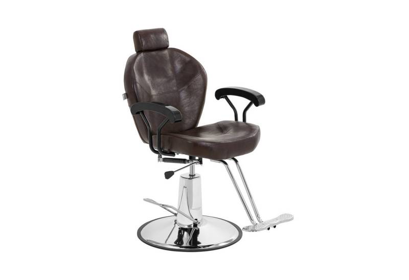Physa Armlehnstuhl Friseurstuhl mit Fußstütze höhenverstellbar Barber-Stuhl 150 kg Ilford von Physa