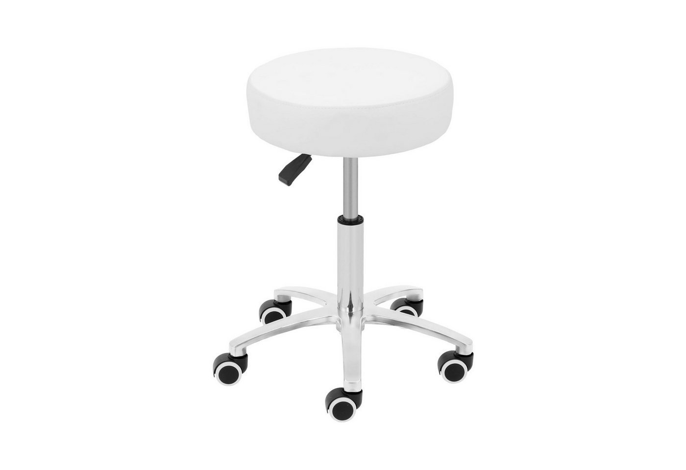 Physa Drehhocker Rollhocker 48 - 61 cm 120 kg weiß Kunstleder Arbeitsstuhl Drehstuhl Physa Drehhocker Rollhocker 48 - 61 cm 120 kg weiß Kunstleder Arbeitsstuhl Drehstuhl von Physa