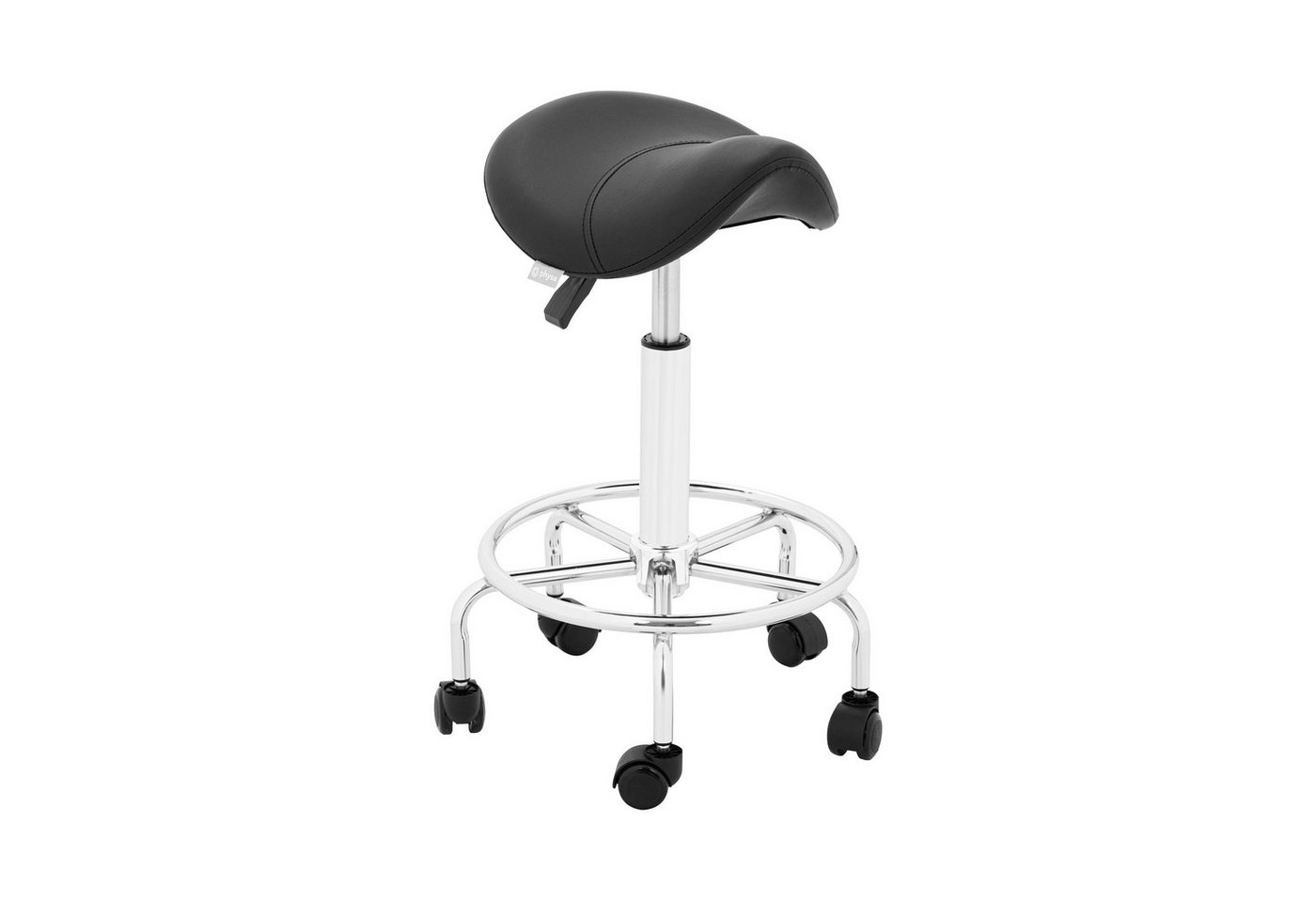 Physa Drehstuhl Sattelhocker Rollhocker Mit Lehne Drehhocker Arbeitshocker Schwarz, Schwarz Physa Drehstuhl Sattelhocker Rollhocker Mit Lehne Drehhocker Arbeitshocker Schwarz, Schwarz von Physa