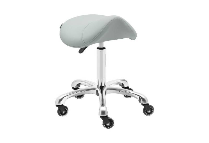 Physa Drehstuhl Sattelhocker YORK DARK GRAY ergonomischer Rollhocker höhenverstellbar von Physa