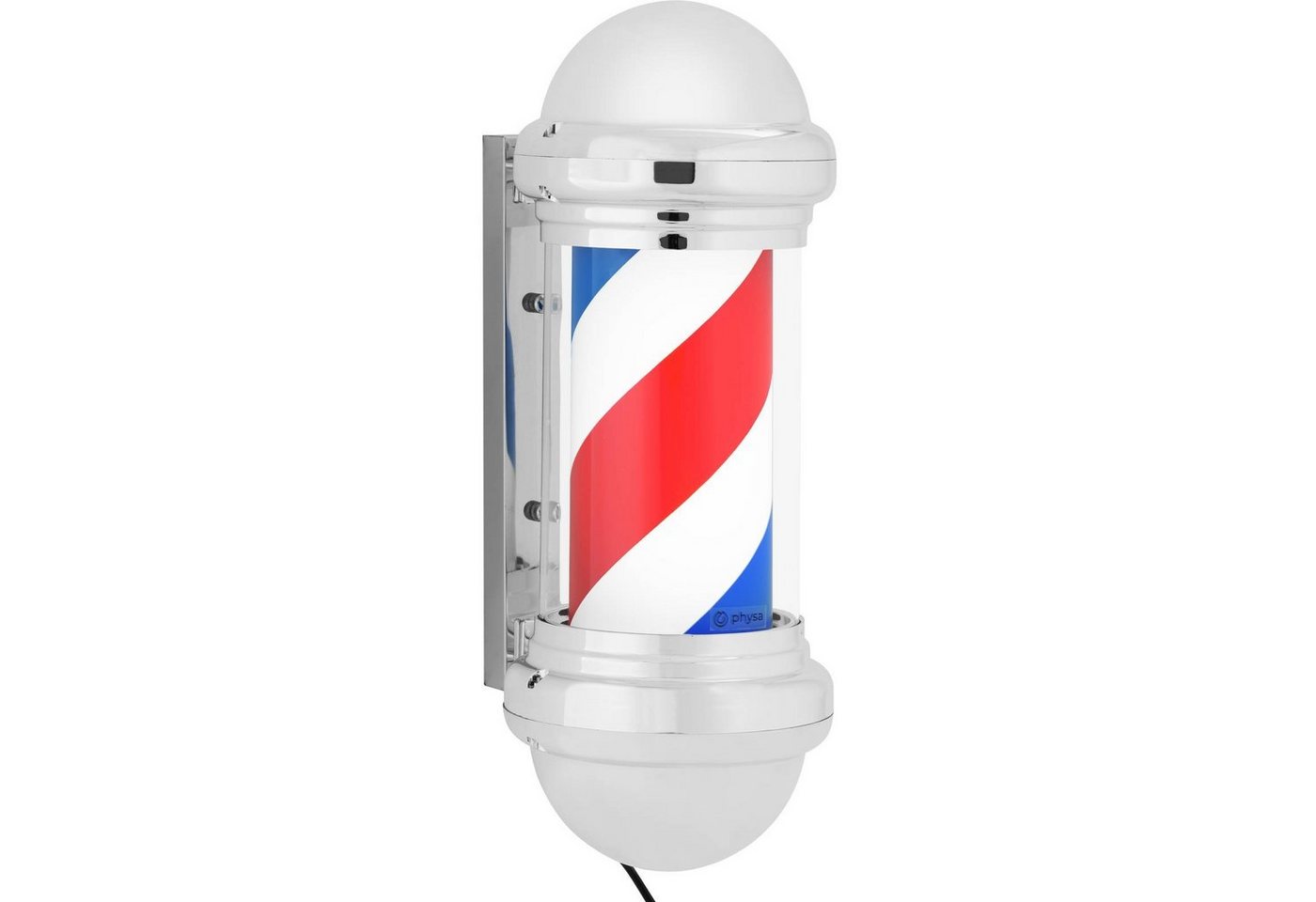 Physa LED Außen-Stehlampe Barber Pole - rotierend und beleuchtet - 250mm Höhe - 31cm Wandabstand von Physa