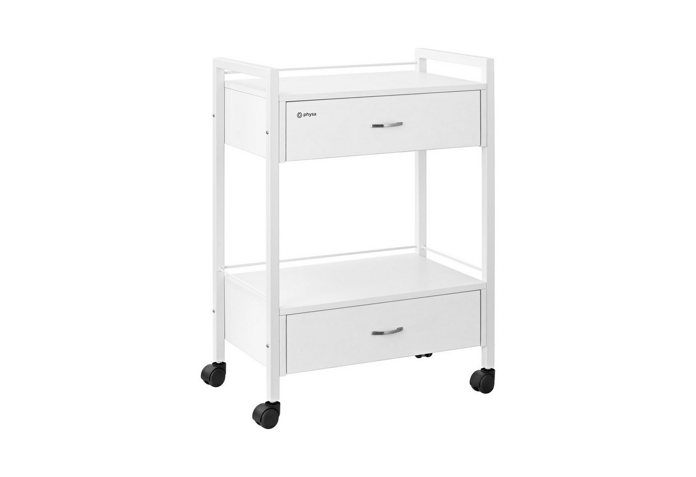 Physa Rollwagen Kosmetikwagen 30 kg 2 Schubladen Kosmetik-Beistellwagen Salon-Trolley Physa Rollwagen Kosmetikwagen 30 kg 2 Schubladen Kosmetik-Beistellwagen Salon-Trolley von Physa