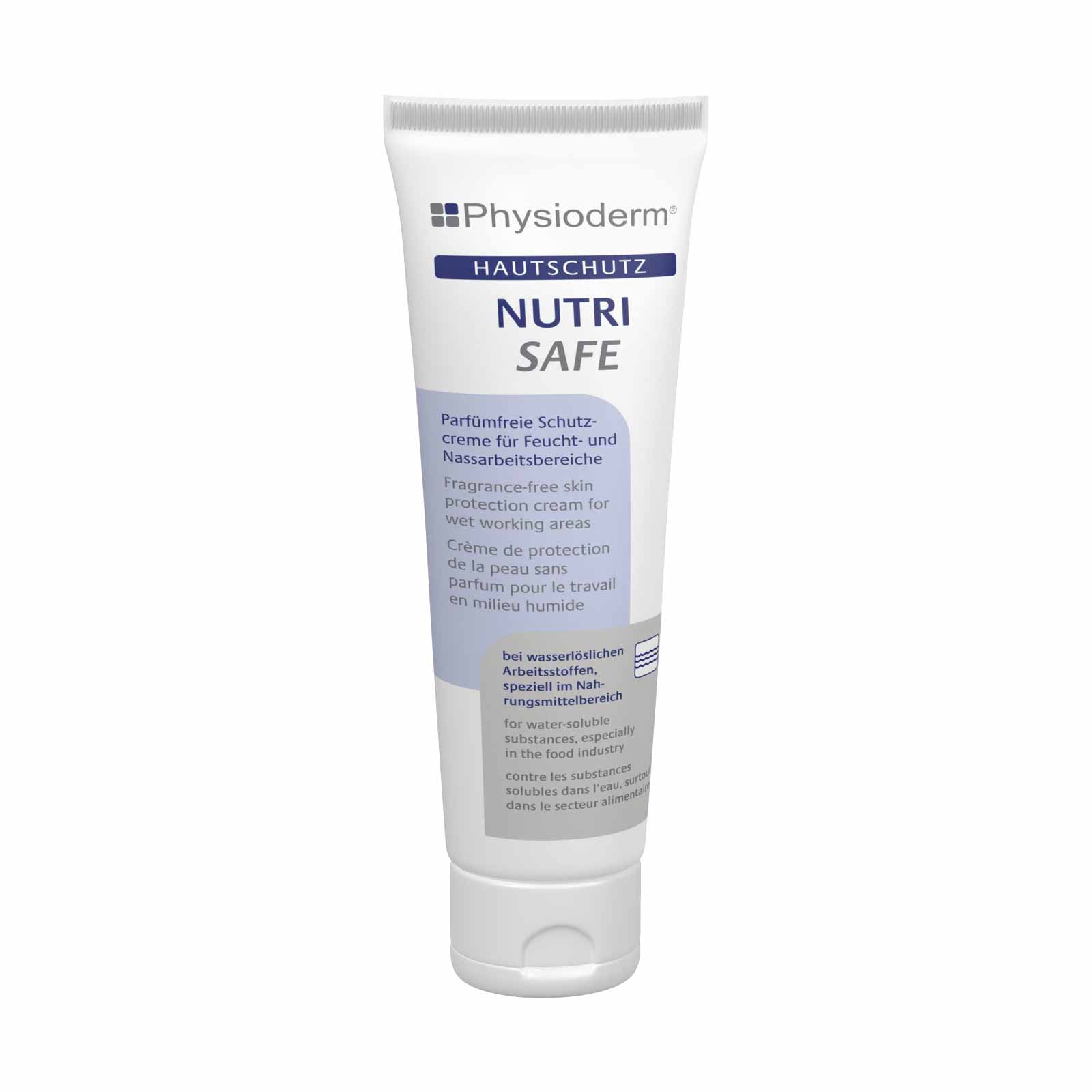 PHYSIODERM Hautschutzcreme Nutri Safe, HACCP-konform, Hautcreme, Gesichtscreme Inhalt:0.1 Liter von Physioderm