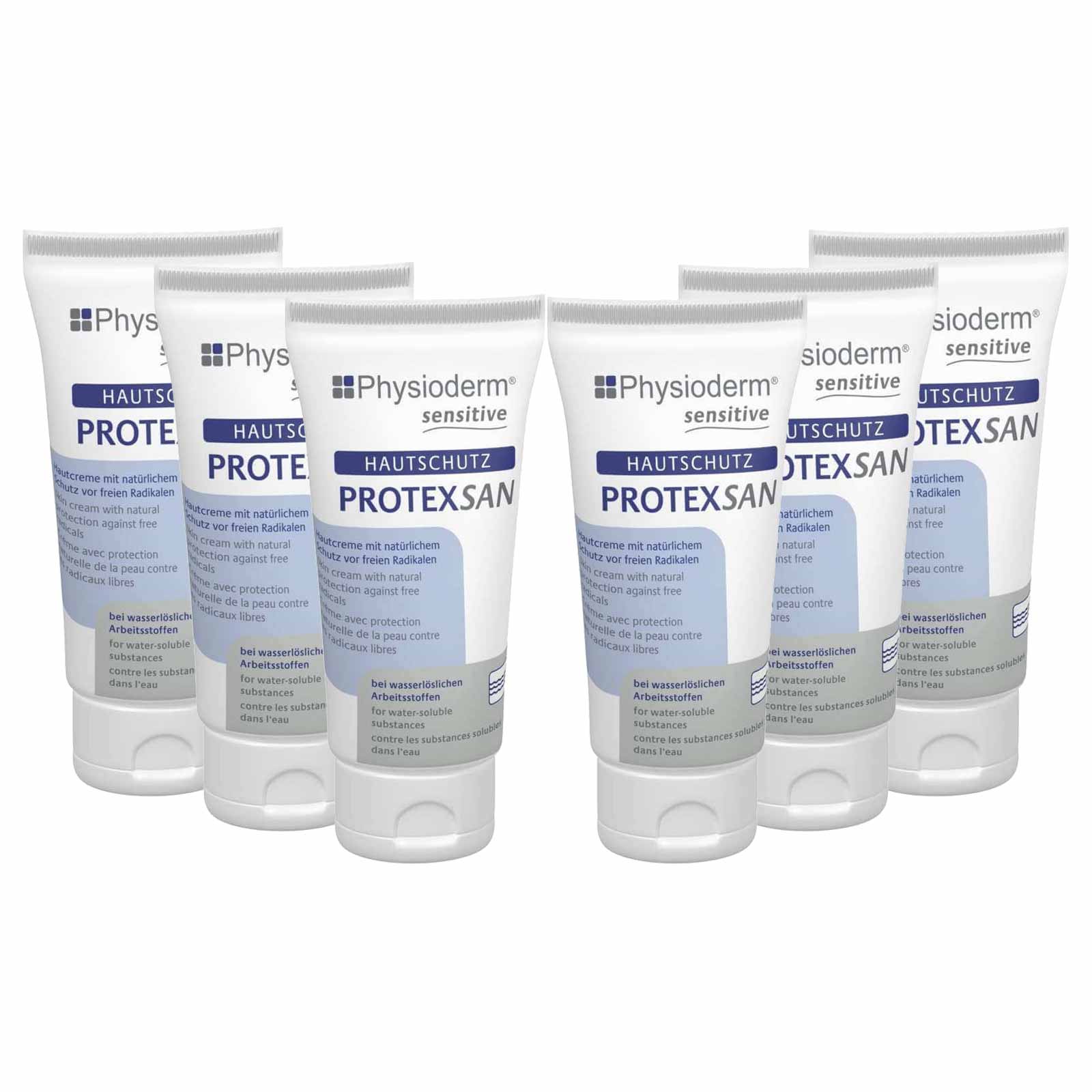 PHYSIODERM Hautschutzcreme Protexsan x 50ml, Handcreme, Gesichtscreme, HACCP Menge:6 von Physioderm