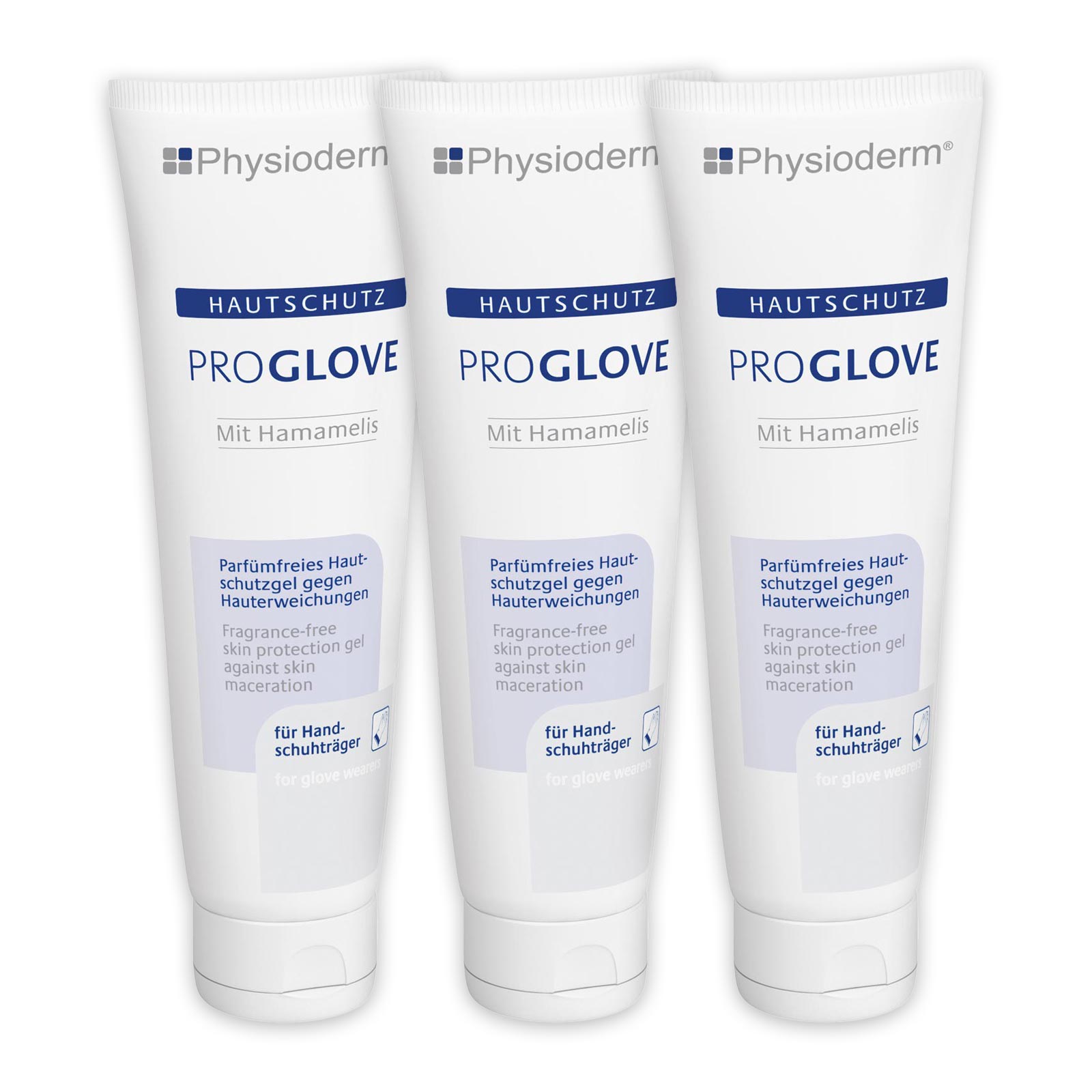 PHYSIODERM ProGlove Hautschutz Hautgel Gel Creme fettfrei silikonfrei 100ml Menge:3 von Physioderm