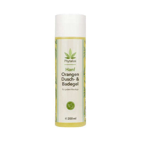 Phytalize Hanf Orangen Dusch- & Badegel – Sanfte Pflege für jeden Tag (200 ml) von Phytalize