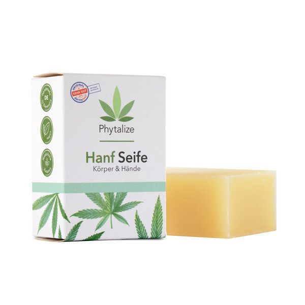 Phytalize Hanf-Seife – Milde Reinigung mit pflegendem Hanföl (100 g) von Phytalize