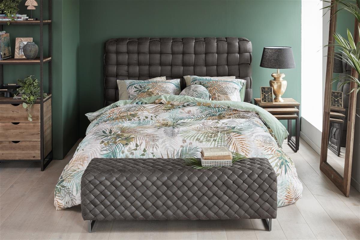 Rivièra Maison Bettwäsche Enchanting Green 155X220 Grün Renforcé 155 x 220 cm + 1x 80 x 80, Bettbezug Kopfkissenbezug Set kuschelig weich hochwertig von Rivièra Maison