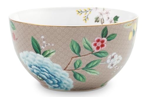 Pip Studio Blushing Birds Bowl Khaki 15 cm von Pip Studio