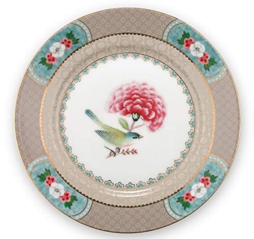 Pip Studio Blushing Birds Brotteller Khaki 17 cm von Pip Studio