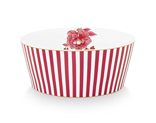 Bowl Royal Stripes Dark Pink 15cm von PiP Studio