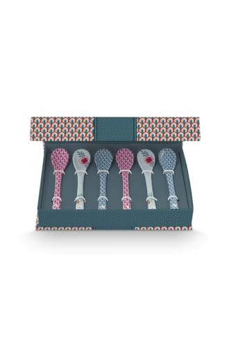 Pip Studio Oriental Flower Festival Set/6 Teelöffel Blau Pip Studio Oriental Flower Festival Set/6 Teelöffel Blau von Pip Studio
